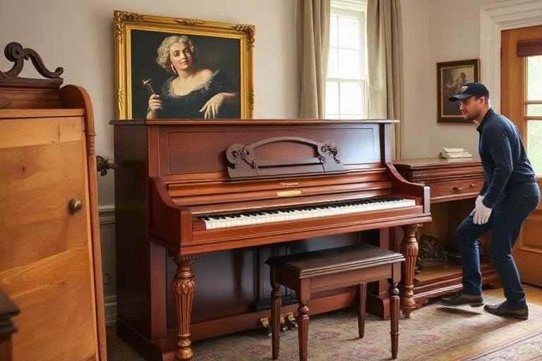 Specialty item moving - piano and antique handling with care in Vancouver